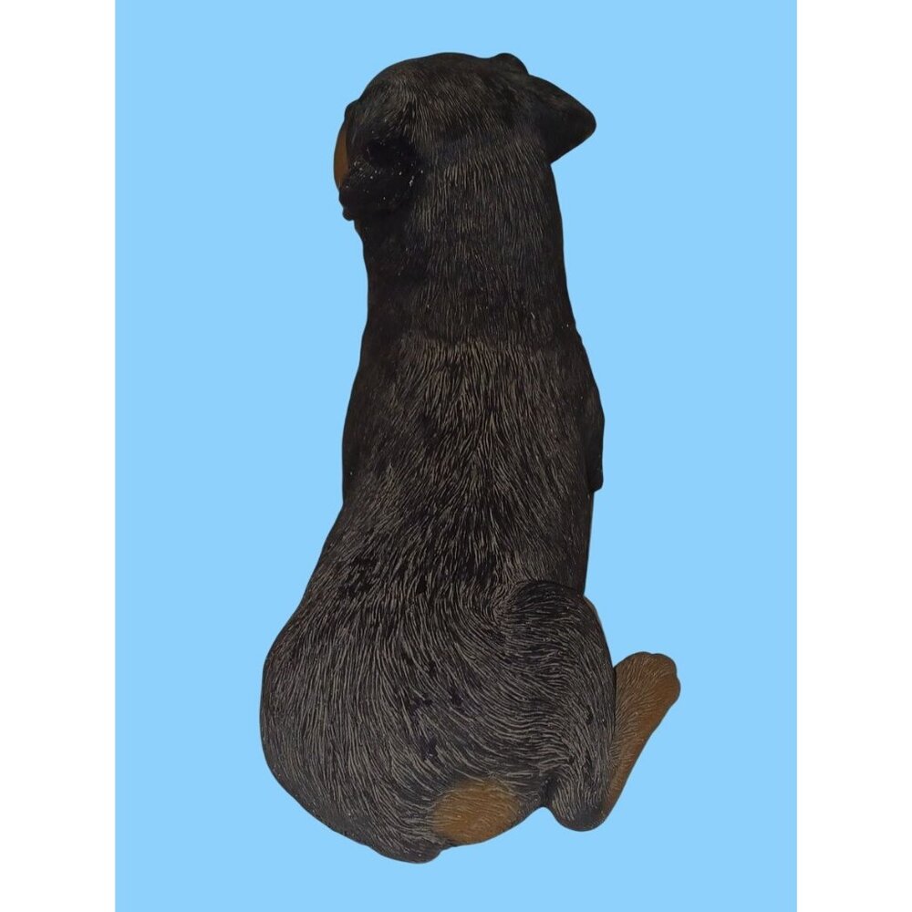 Vintage Sandicast Rottweiler Dog Sculpture 193 figurine Signed Sandra Brue 10'' - Picture 8 of 13